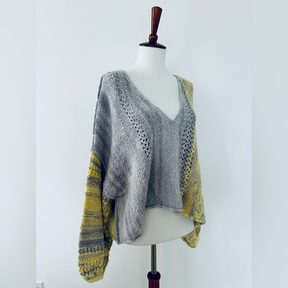 Free People Knit V-neck Sweater - Picture 4 of 7